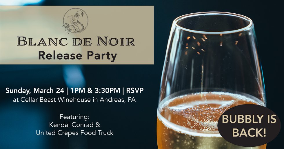 Blanc de Noir Release Party Lehigh Valley Style